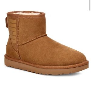 Mini UGG boots with UGG on side